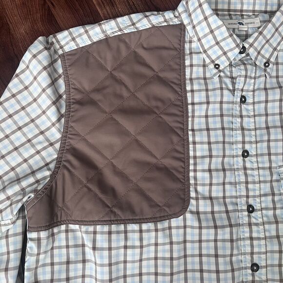 Onward Reserve Shooting Shirt XXL Glasgow Performance Twill  Shoulder Pad Plaid - Picture 8 of 11